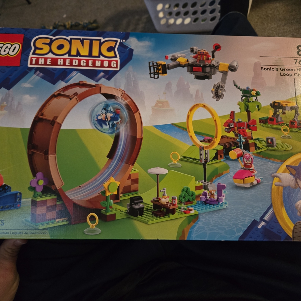 LEGO Sonic Adventure Set with Blue and Green Elements
